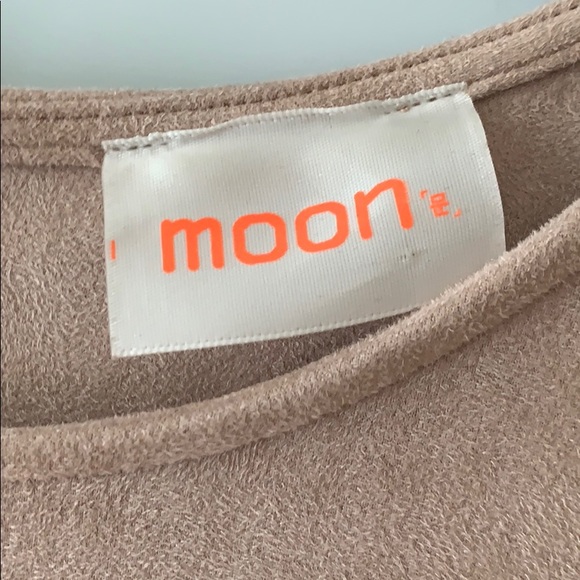 Moon Collection micro suede dusty pink dress small - Picture 4 of 4